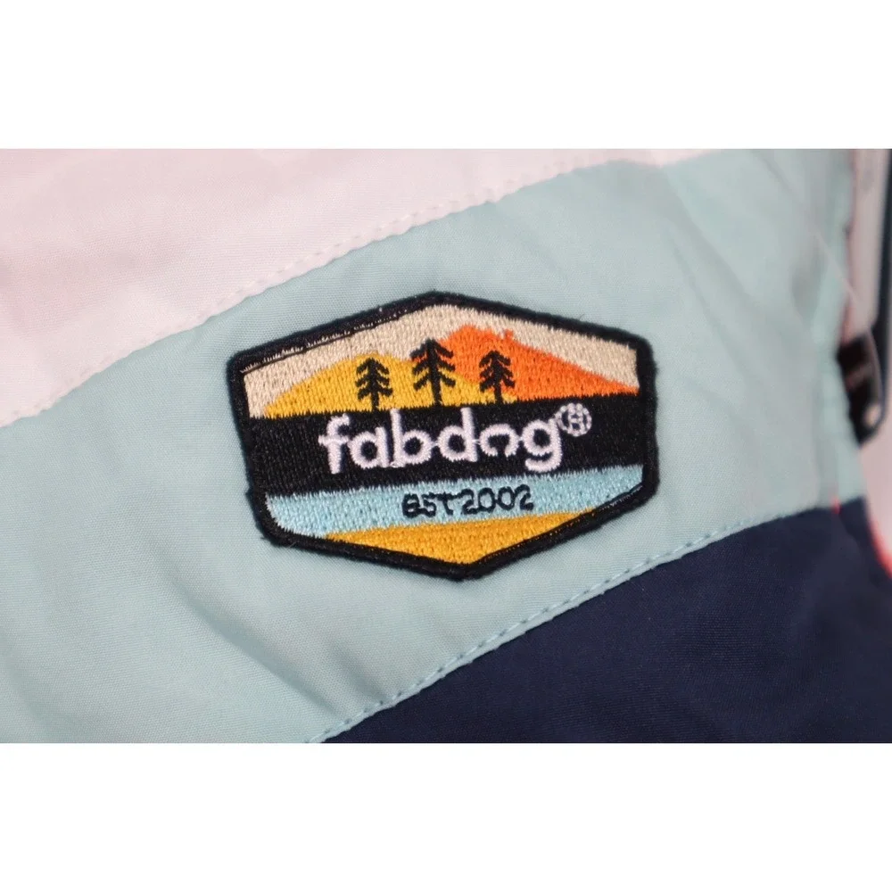 Fabdog‎ Chevron Dog Puffer Jacket - Melon - Size 18